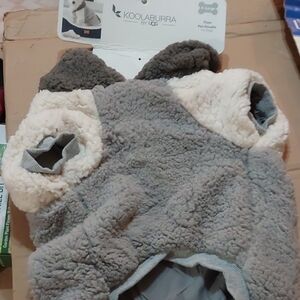 UGG Kookaburra Gray and Cream Dog Jacket